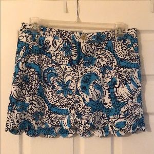 Lilly Pulitzer Scalloped Skort